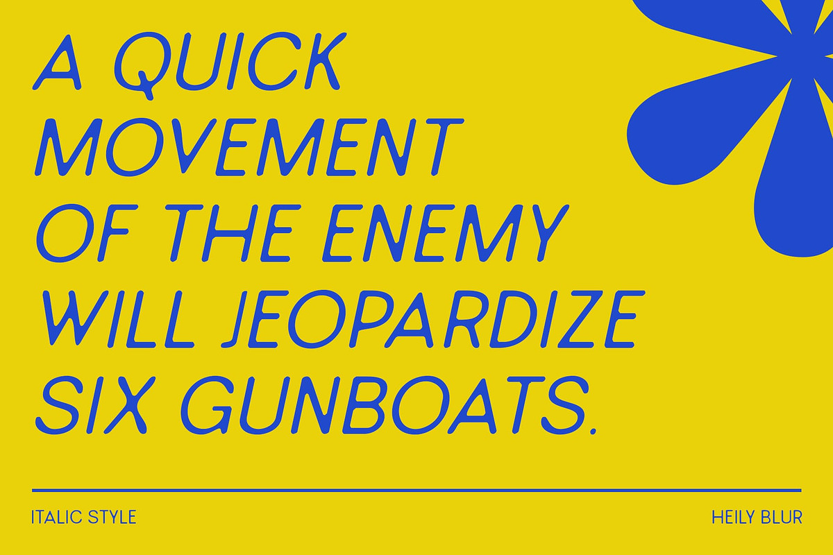 Heily Blur, a Sans Serif Font by Craft Supply Co. (Photo 2 of 8)