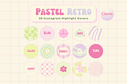 Instagram Highlights - Pastel Retro, a Social Media Template by Creative Pixi (Thumbnail 1 of 4)