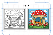 Bold and Easy Cozy Animals, an Animal Illustration by Design Station (Thumbnail 6 of 9)