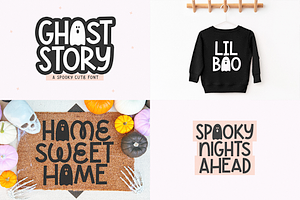 Spooky Halloween Font Bundle