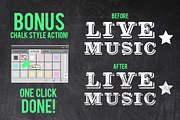 Vintage Chalk and Foil Flyer Bundle, a Flyer Template by SkyvaraSupply (Thumbnail 2 of 3)