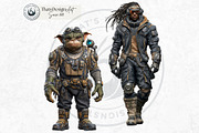 Galactic Vanguard Character Cliparts, a Person Illustration by ThatsDesignArt (Thumbnail 15 of 15)