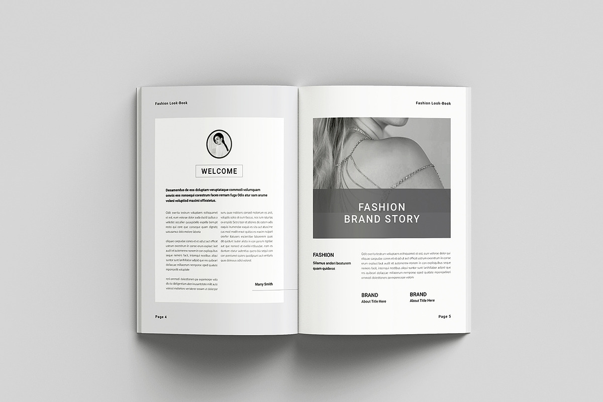 Fashion Photography Lookbook, a Brochure Template by Spark_Creative (Photo 3 of 11)