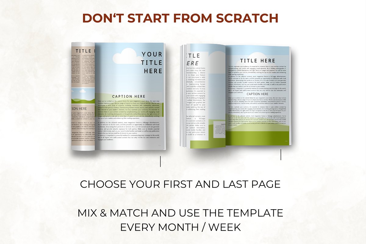 Editable in Canva Newsletter, a Marketing Template by Digital By Nikoleta (Photo 8 of 10)