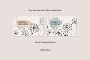 BOWS & FLOWERS line art & posters, a Decorative Illustration by Yuliia Lashevska (Thumbnail 12 of 12)