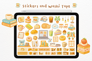 Study at Cafe Goodnotes Stickers, an Illustration by mimimeow (Thumbnail 2 of 3)