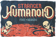 Stranger humanoid font and designs, a Symbol Font by Heather_insane (Thumbnail 1 of 8)