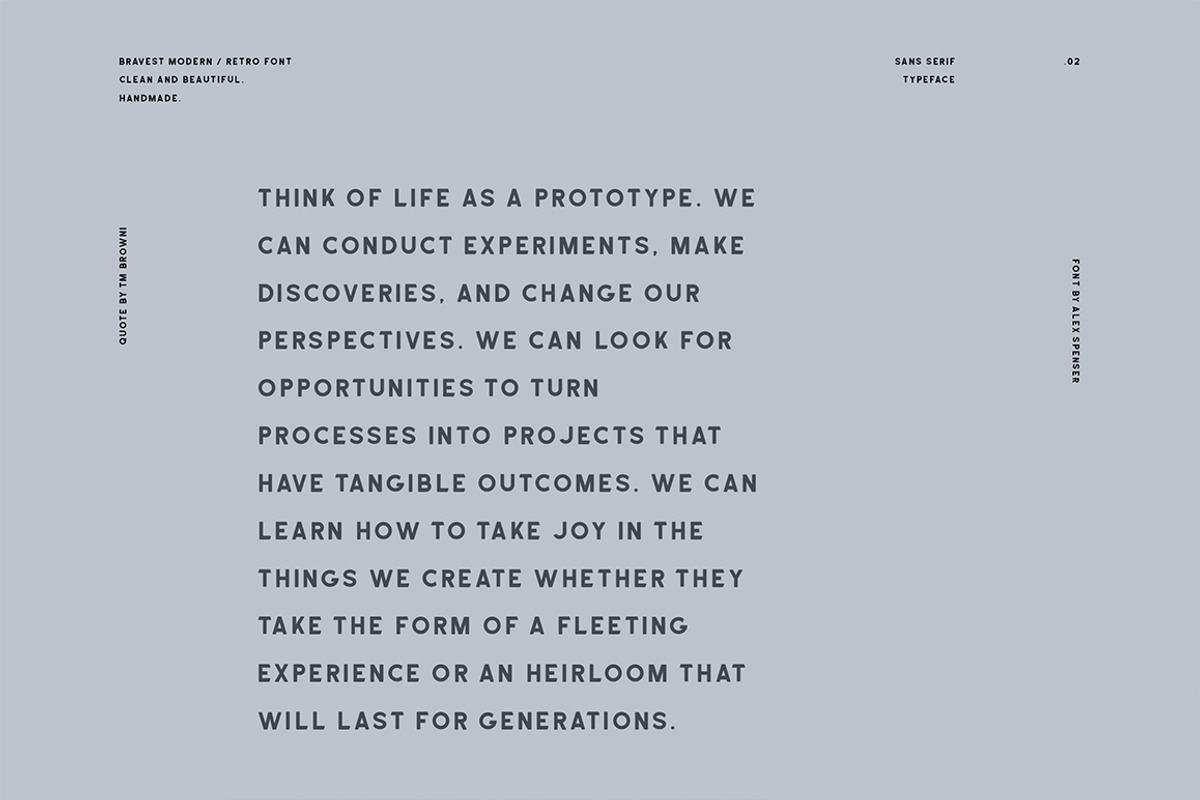 Bravest Font, a Sans Serif Font by Foldo (Photo 5 of 10)