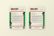 Tunes & Treats - Letterhead Template, a Print Template by StreaksideStd (Thumbnail 1 of 3)