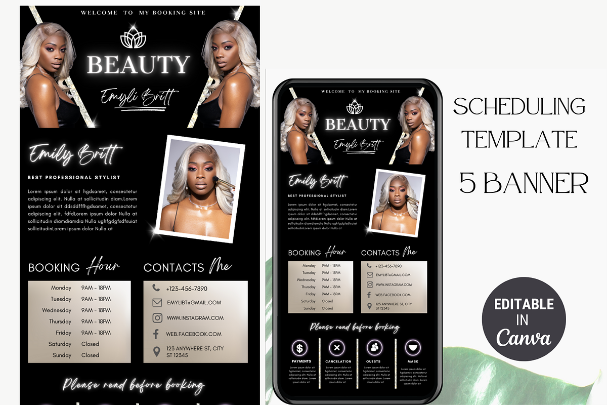 Acuity Scheduling Template, a Templates & Theme by TimCanvaTemplate (Photo 2 of 5)
