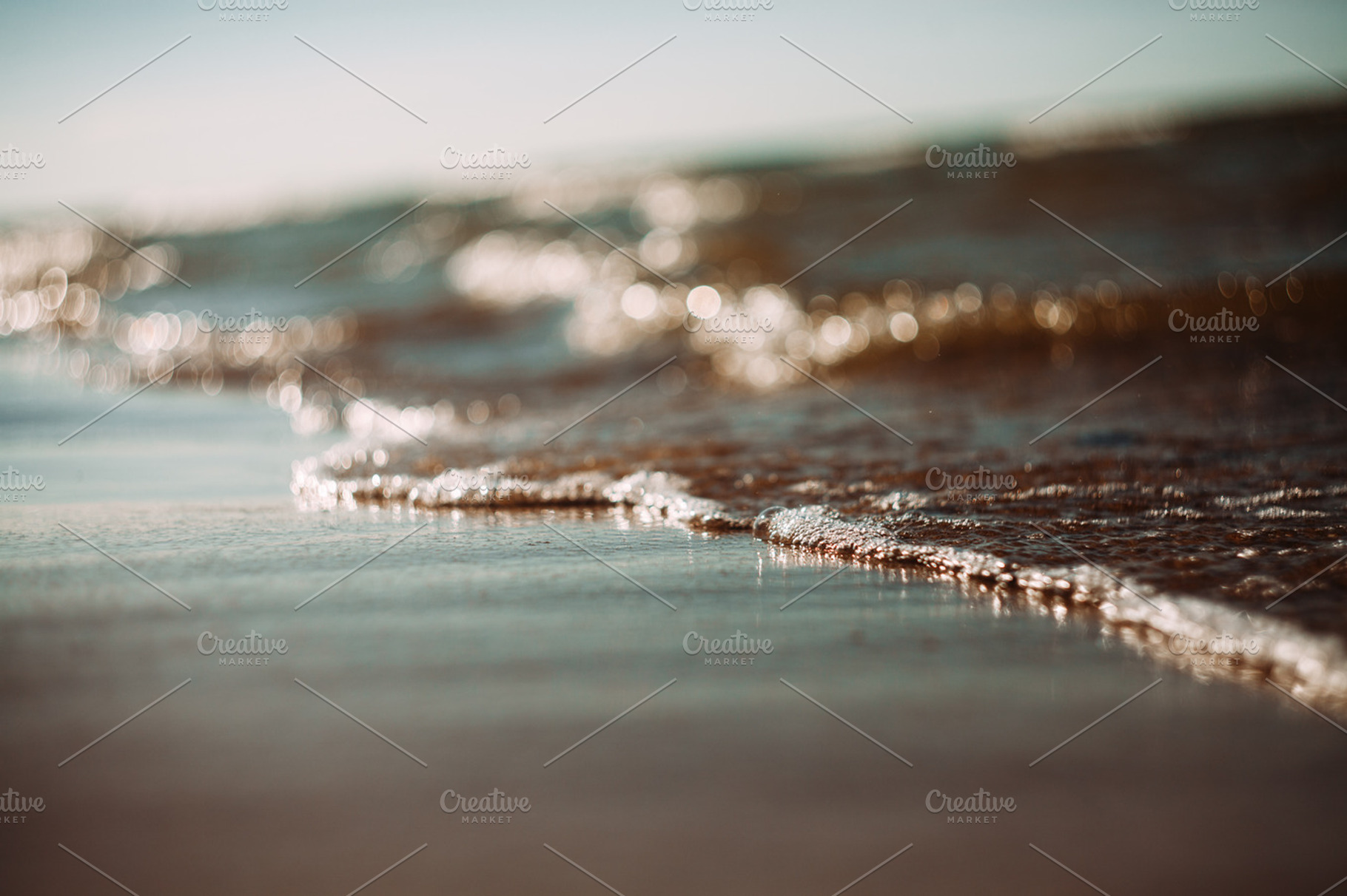 Wavy stock photo containing dof and water