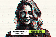 Damaged Print Photo Effect, a Brushes & More by dokudokunomi (Thumbnail 1 of 8)