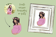 Maternity Character Portrait Brushes, a Brush Add-On by Brushed Rose (Thumbnail 4 of 4)