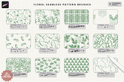 Wallpaper Pattern Procreate Brushes, a Brush Add-On by Julia Dreams (Thumbnail 5 of 8)