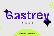 Gastrey - Inktrap Typeface, a Sans Serif Font by AltDesain Studio (Thumbnail 1 of 7)