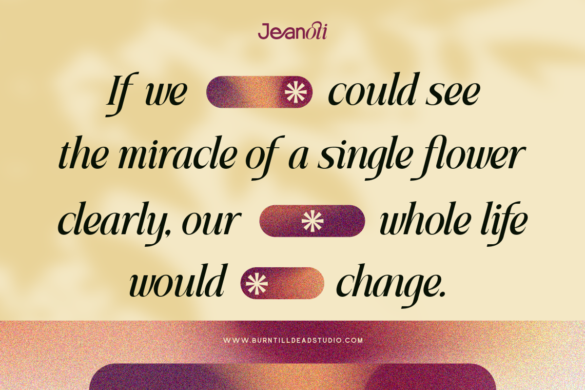 Jeanoti, a Sans Serif Font by Burntilldead (Photo 12 of 12)