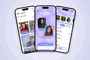 CrushCircle - Social & Dating App UI, an App Template by twinstd (Thumbnail 4 of 5)