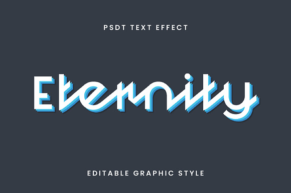 3D Retro Layered Text Effect preview 3