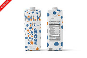 Carton Juice Box Packaging PSD, a Packaging Mockup by Bruno's Shop (Thumbnail 1 of 3)
