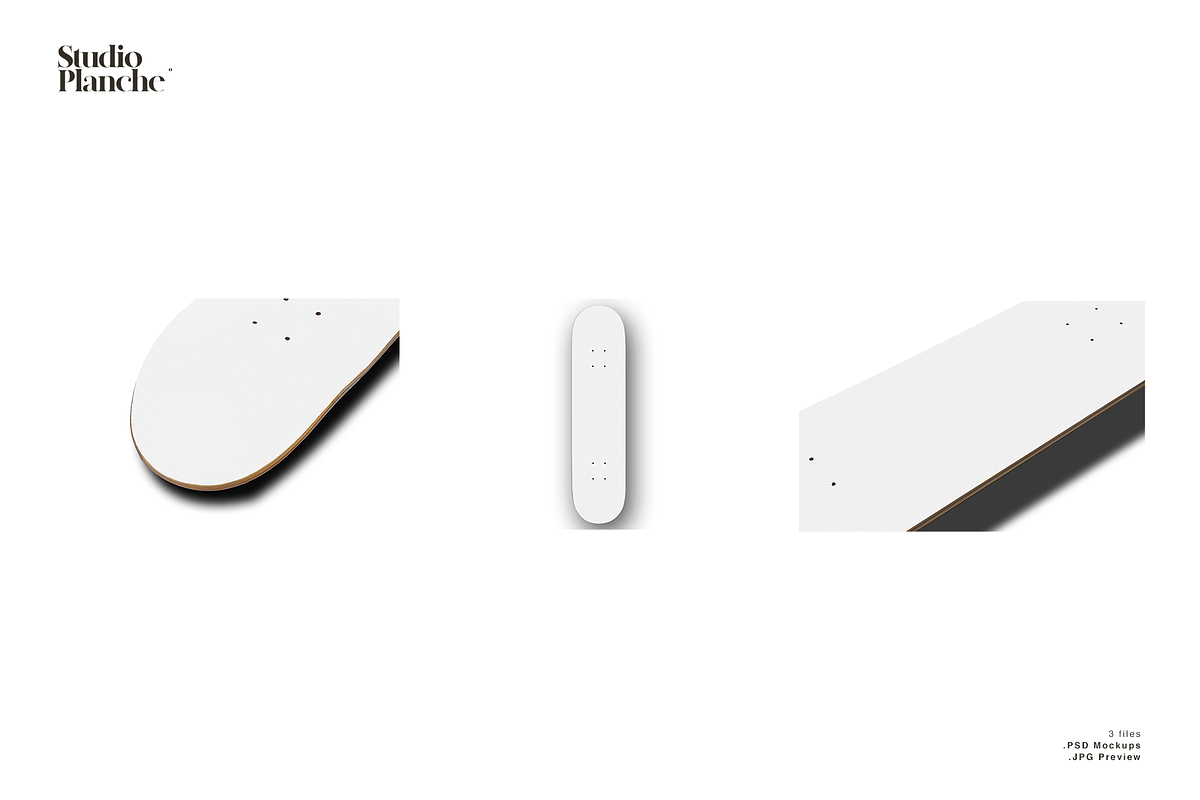 Skateboard Mockup — Beshiku, a Product Mockup by Studio Planche (Photo 2 of 5)
