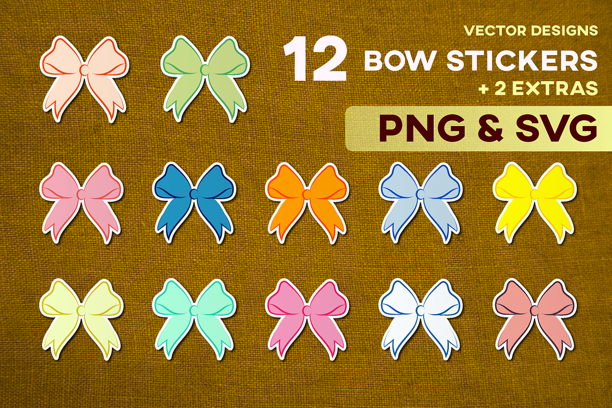 Sticker Bundle Set Sublimation Label, an Object Illustration by InkCloudDesign (Photo 8 of 19)