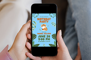 Jungle Birthday Party Invitations, a Templates & Theme by TemplateCastleStore (Thumbnail 7 of 9)