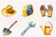 Watercolor Labor Day, an Illustration by CreationArt (Thumbnail 3 of 4)