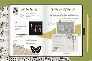 Digital Journal & Scrapbook Pack, an Object Graphic by Feelsoul (Thumbnail 2 of 10)