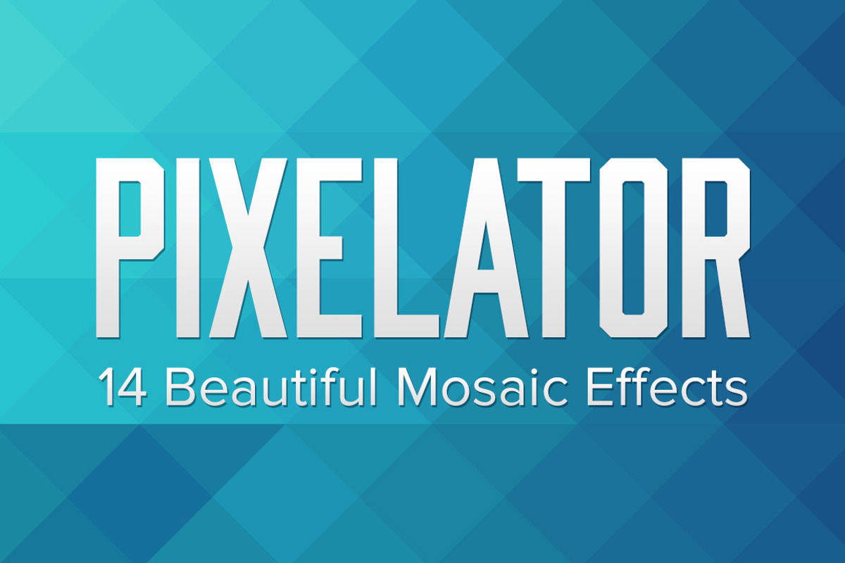 Pixelator - 14 Mosaic Pixel Effects, an Action Add-On by SparkleStock (Photo 1 of 5)