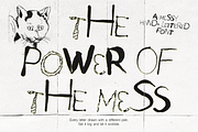 Ragtag - Messy Hand-Lettered Font, a Handwritten Font by Lilithcollageart (Thumbnail 2 of 9)