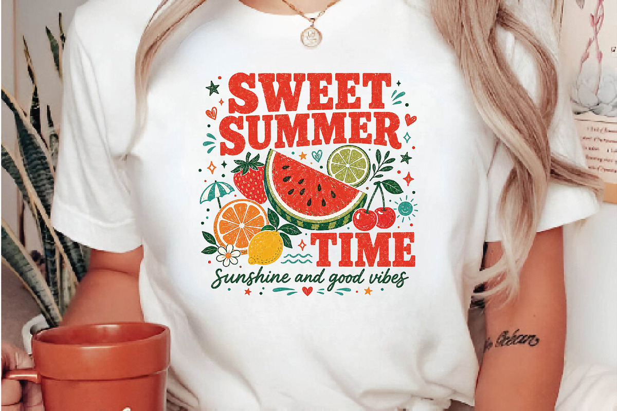 Sweet Summer Time Sublimation PNG, a Seasonal Illustration by DreamPrint404 (Photo 5 of 6)