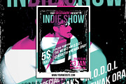 Indie Show Poster/Flyer, a Flyer Template by Muhamad Iqbal hidayat (Thumbnail 1 of 3)
