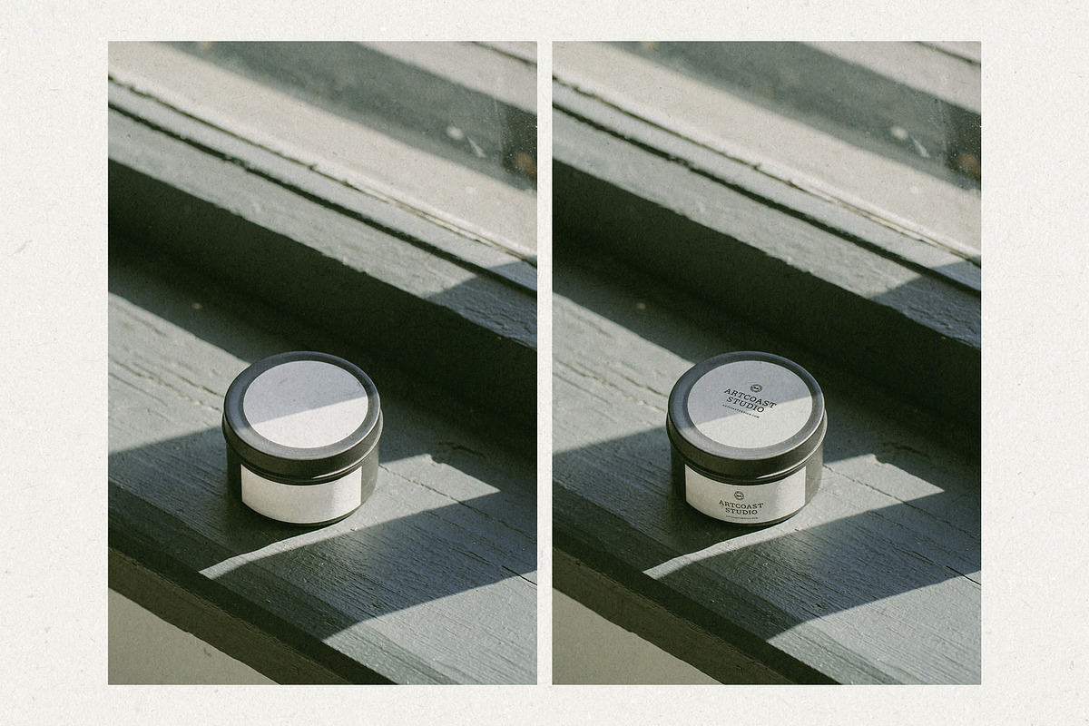 Black Candle Label Mockup, a Packaging Mockup by Artcoast Studio (Photo 4 of 10)