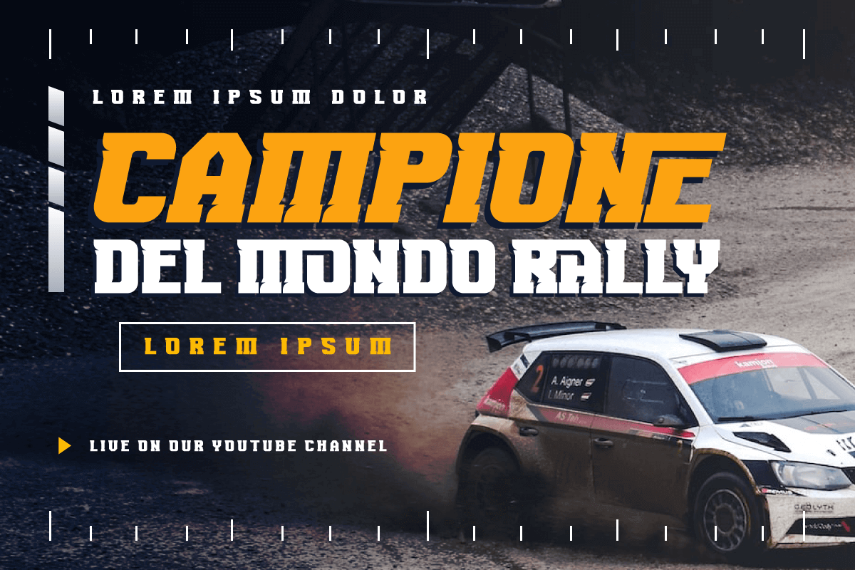 NOKRIOS | Speed Racing Font, a Font by twinstd (Photo 3 of 13)