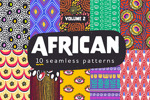 African Seamless Patterns: Wax Print