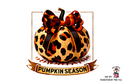 Cow Print Pumpkin Season PNG Bundle, a Graphic by Clipart Studio (Thumbnail 7 of 11)