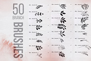 Watercolor Floral Procreate Brushes, a Brush Add-On by shannonlayne (Thumbnail 3 of 7)