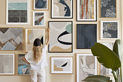 Simple Abstract Painting Art Poster, a Wallpaper Graphic by Muzi pear studio (Thumbnail 1 of 9)