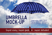 Umbrella for City, Golf or Beach, an Advertising Mockup by JoZOO (Thumbnail 1 of 4)