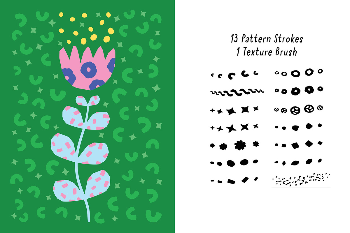 Cut Out Florals for Procreate, a Brush Add-On by Pencil Twist (Photo 5 of 10)