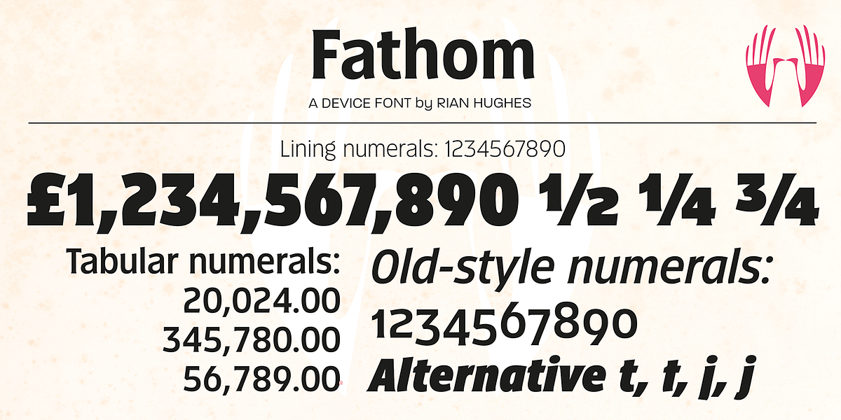 Fathom, a Sans Serif Font by Device (Photo 6 of 11)