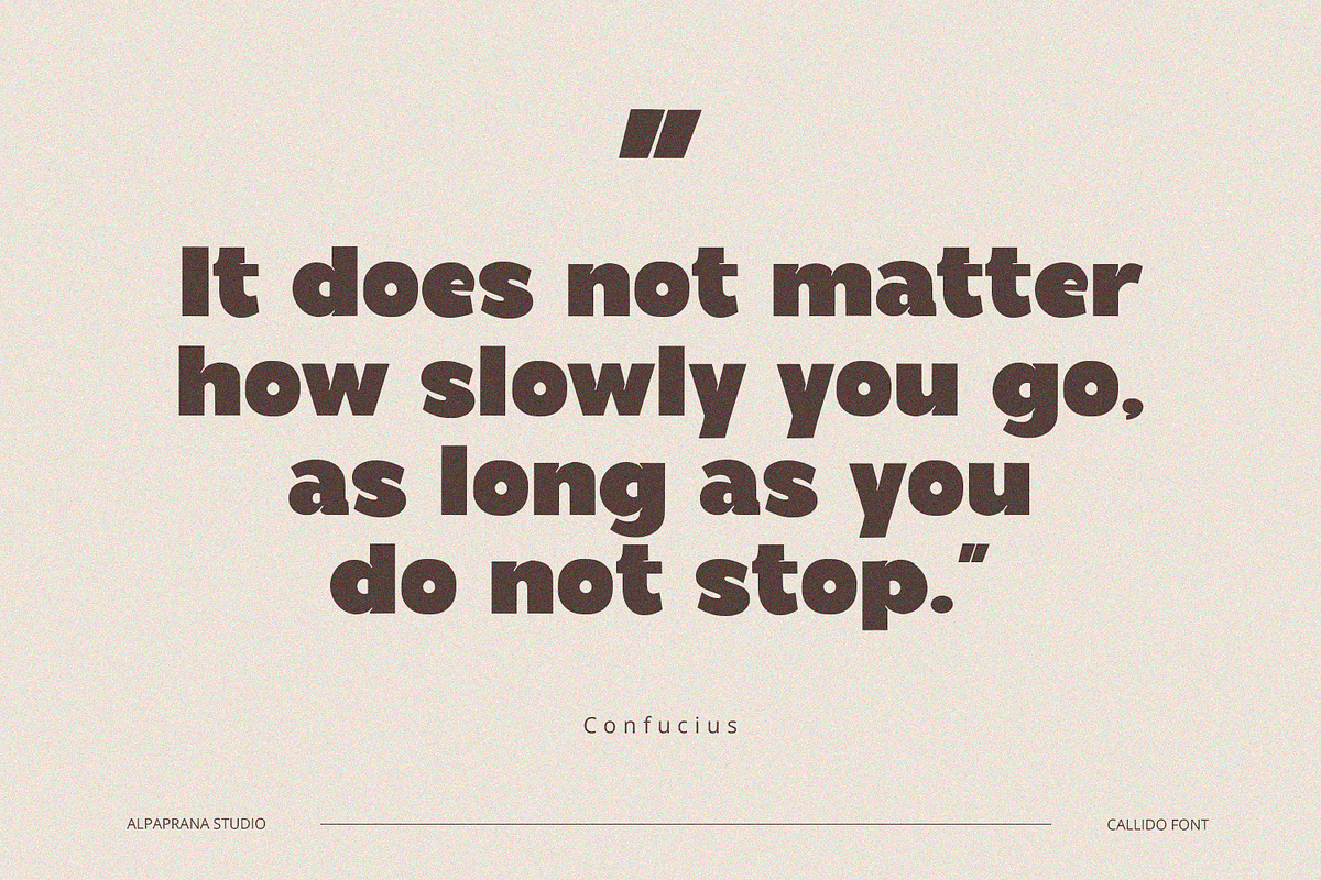 Callido - Sans Serif Font, a Sans Serif Font by Alpaprana (Photo 7 of 10)