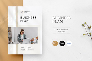 Business Plan Canva, Indd, Docx