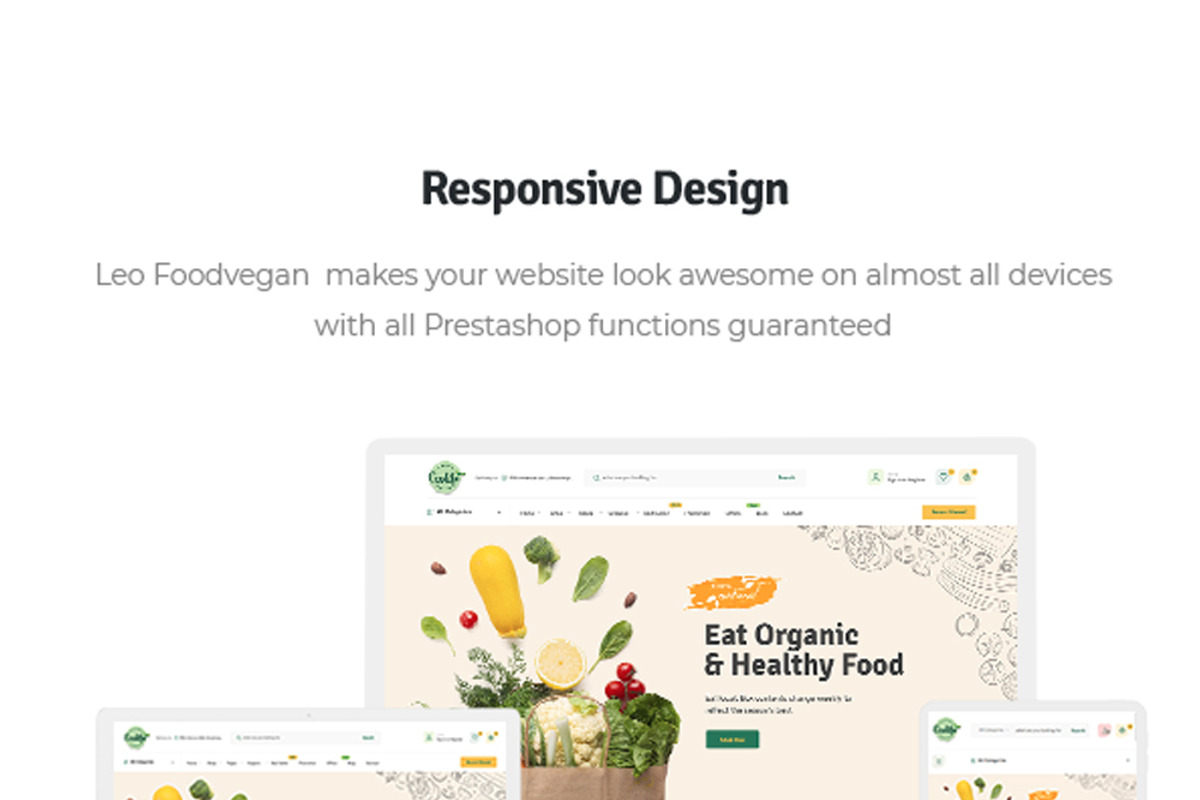 Leo Foodvegan-Organic Food Market, a Websites & App Template by LeoTheme (Photo 7 of 10)
