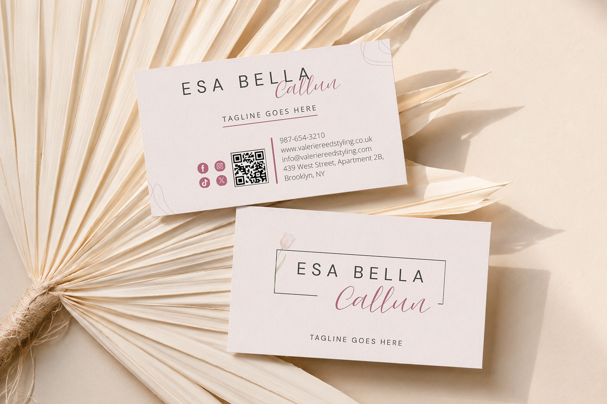 Elegant Business Card Canva Template, a Business Card Template by Arslan (Photo 2 of 6)