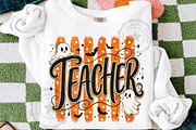 Spooky Halloween Ghost Teacher PNG, a Seasonal Illustration by OK Design (Thumbnail 3 of 5)