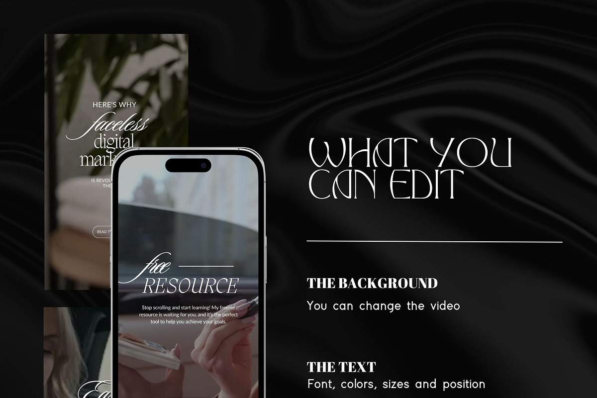 Aesthetic Faceless Video Templates, a Social Media Template by ...