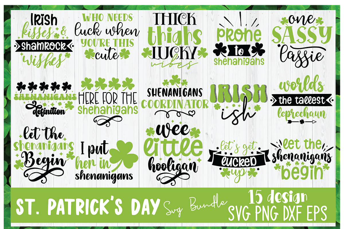 St Patricks Day SVG Bundle, a Food Illustration by Buycreativedesign