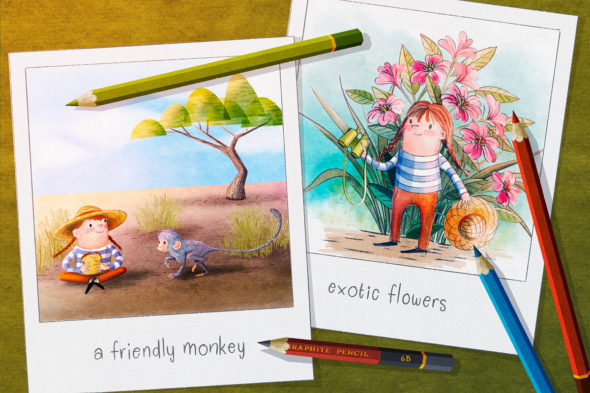 Pencil, Paint & Paper for Procreate, a Brush Add-On by UPROOT (Photo 2 of 9)