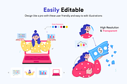 Animated Trading Mini Illustrations, a Person Illustration by Prosymbols (Thumbnail 3 of 11)
